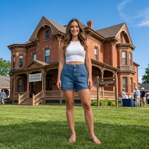 Wax Jean Blue Denim Shorts